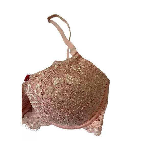 La Senza Diva Bra Peach Lace Multiway Strap Women's Size 32DD | 10D-771 - Picture 5 of 8